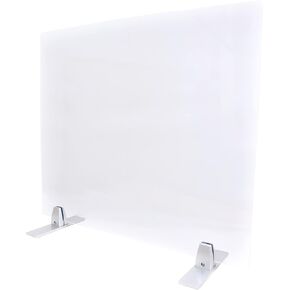 Plexiglass Table Top Sneeze Guard – Desk Divider for Students, Office, Transactions – Acrylic Shield | (24" x 36")