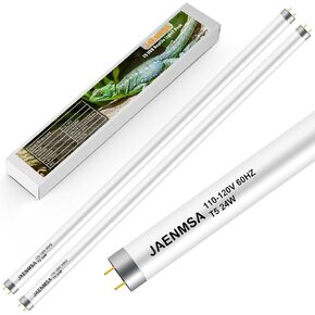 لمبة دباني مصباح Light UVB الملتحي T5 10.0،24W UVA UVB HO Reptiles Light Bar Bulbs 22 بوصة للتنين الملتحي ، السلحفاة الفهود ، الزواحف والبديل عن المصباح البديل 2 Pack