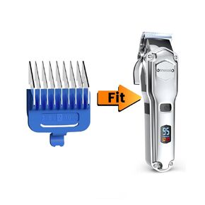 oneisall 10 mm blue metal combs for dog clippers for Grooming for Thick Heavy Coats