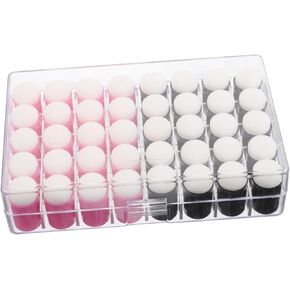 ARTIBETTER 40Pcs Finger Sponge Painting Set Safe Easy to Use Daubers for Mess Creative Drawing Stenciling and Craft Projects Enhances Fine Motor Skills