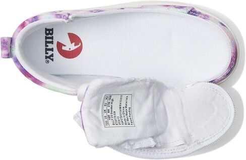 BILLY Footwear Kids CS Sneaker High (Little Kid/Big Kid) - Canvas Upper - Lightweight Canvas Lining Blue Watercolor 3 Little Kid M in Saudi Arabia