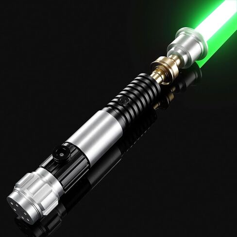 Upgrade App Control Metal Dueling Obw Lightsaber, Smooth Swing 16 Sound Effects 3 Light Effects, 16 Colors and Infinite Change Light Saber for Adults Kids (RGB-OBW) in Saudi Arabia