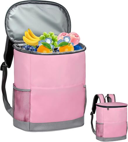 Insulated Cooler Backpack, Backpack Cooler, 20 Can Backpack Cooler Leak Proof, Insulated Soft Cooler Bag, Lightweight, Cold-Weather Duffel Bag for Beach, Camping, Outdoor Activities in Saudi Arabia