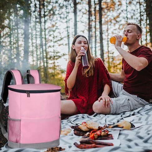 Insulated Cooler Backpack, Backpack Cooler, 20 Can Backpack Cooler Leak Proof, Insulated Soft Cooler Bag, Lightweight, Cold-Weather Duffel Bag for Beach, Camping, Outdoor Activities in Saudi Arabia