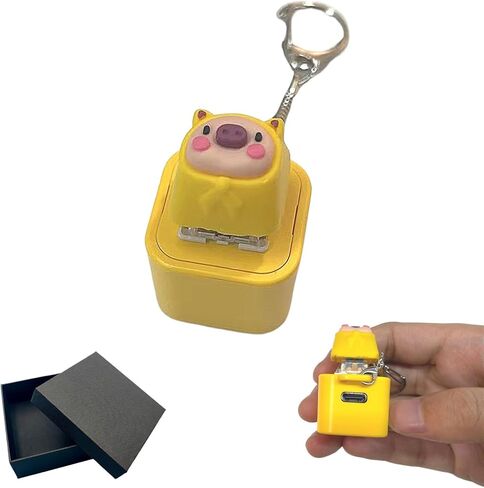 Cat Fidget Toy - Can Make Cat Sounds Cat's paw Keychain,Rechargeable Stress Reliever with Colorful Lights, Fun & Portable Anxiety Relief Toy,Suitable as a Gift for cat Lovers(Cat) in Kuwait