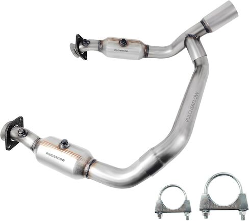 2.5'' Outlet / 2'' Inlet Universal Catalytic Converter Compatible with 1996 1997 1998 1999 Dodge Ram 2500 5.9L l6/5.9L V8/8.0L V10 Catalytic Convertor High Performance (EPA Compliant) in Saudi Arabia