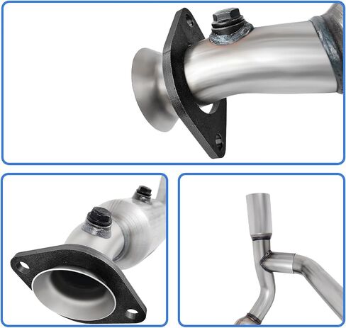 2.5'' Outlet / 2'' Inlet Universal Catalytic Converter Compatible with 1996 1997 1998 1999 Dodge Ram 2500 5.9L l6/5.9L V8/8.0L V10 Catalytic Convertor High Performance (EPA Compliant) in Saudi Arabia