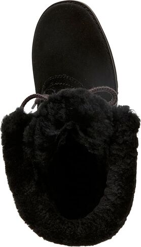 حذاء EMU Australia Shaw Lo للسيدات من بطانة الجلد مقاوم للماء باللون الأسود in Kuwait