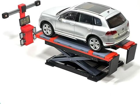 1/18 DIY Car Repair Shop, Mini Custom Shop Scene with Scale Recreation Area Model Set, Exquisite Ornaments in Saudi Arabia