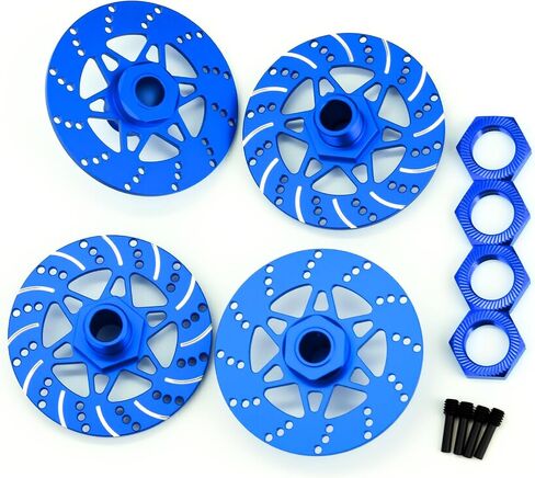 ترقيات قرص الفرامل من ألومنيوم سبيكة مع 4pcs المكسرات لـ Arrma 1/8 Typhon 6S BLX 1/7 جناية لا حدود لها 6S BLX (أحمر) in Kuwait