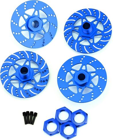 ترقيات قرص الفرامل من ألومنيوم سبيكة مع 4pcs المكسرات لـ Arrma 1/8 Typhon 6S BLX 1/7 جناية لا حدود لها 6S BLX (أحمر) in Kuwait