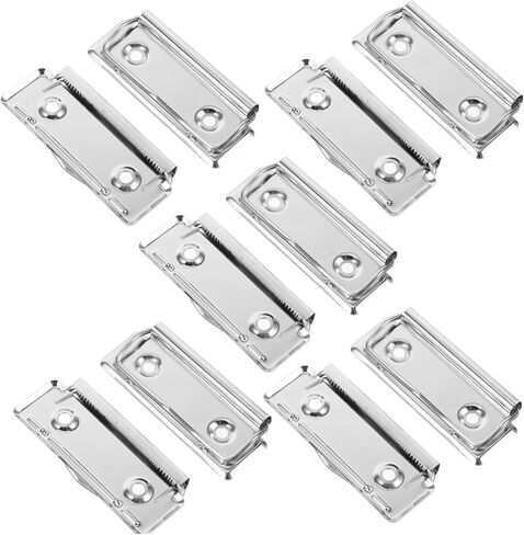 ARTIBETTER 5sets Office Clipboard Clip Boards for Classroom Mountable Clipboards Clips Metal Writing Board 10pcs*5 in Saudi Arabia