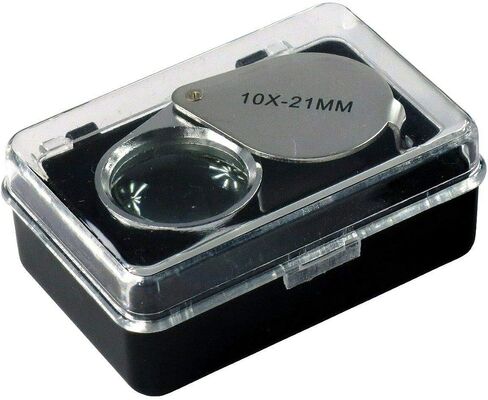 Jewelers Jewelry Eye Loupe Folding Magnifier Magnifying Glass Lens (10X 21mm) in Saudi Arabia