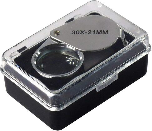 مجوهرات المجوهرات العيون Loupe قابلة للطي العدسة الزجاجية المكبرة (10x 21mm) in Kuwait