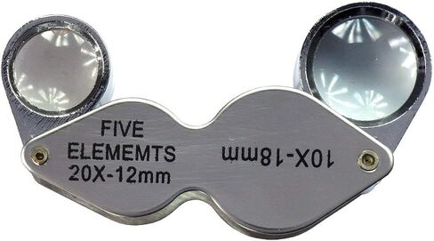 Jewelers Jewelry Eye Loupe Folding Magnifier Magnifying Glass Lens (10X 21mm) in Saudi Arabia