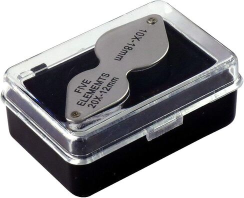 Jewelers Jewelry Eye Loupe Folding Magnifier Magnifying Glass Lens (10X 21mm) in Saudi Arabia