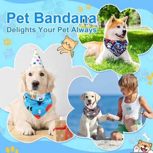 72 PCS 4th of July Dog Bandanas Bulk Patriotic Dog Bandana Bandana قابلة للتعديل قابلة للغسل المثلث الأليفة وشاحًا ناعم in Saudi Arabia