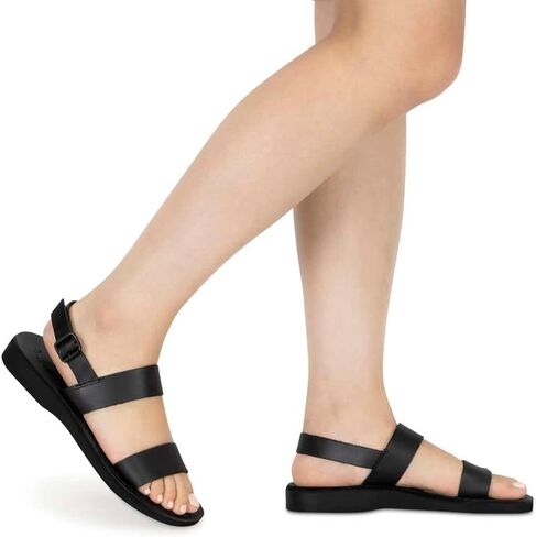 Golan - Leather Slingback Flat Sandal - Womens Sandals in Kuwait