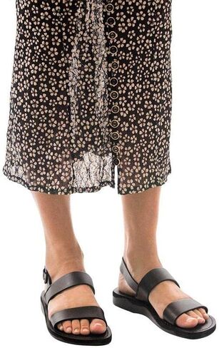 Golan - Leather Slingback Flat Sandal - Womens Sandals in Kuwait