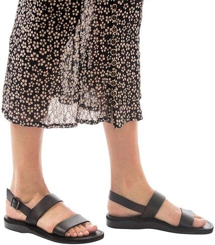 Golan - Leather Slingback Flat Sandal - Womens Sandals in Kuwait