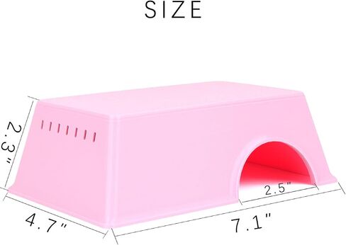Snake Hide, Leopard Gecko Tank Accessories for Reptile Ball Python Crested Gecko Lizard Bearded Dragon - PinkHideL in Kuwait