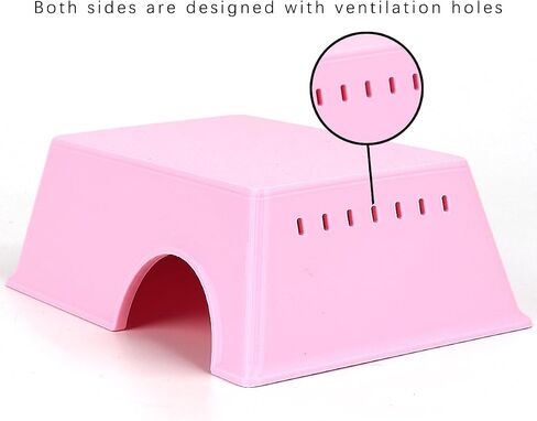 Snake Hide, Leopard Gecko Tank Accessories for Reptile Ball Python Crested Gecko Lizard Bearded Dragon - PinkHideL in Kuwait