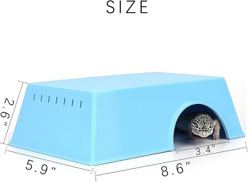 Snake Hide, Leopard Gecko Tank Accessories for Reptile Ball Python Crested Gecko Lizard Bearded Dragon - PinkHideL in Kuwait