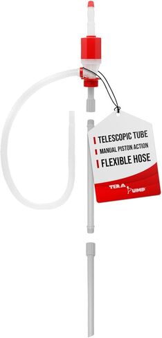 Tera Pump New Lightweight Water Pump (BPA-Free) Easy to Carry Food Grade Pump, Fast Siphon, Emergency, Survival Disaster, Hand Transfer Pump for Drinking Water, Fuel etc. in Saudi Arabia