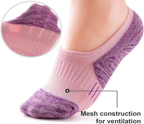 ANCHOVY Women's Socks Performance Cushioned Athletic Ankle Socks No Show Running Socks Low Cut Socks for Men&Women,5-9#C1021 in Saudi Arabia