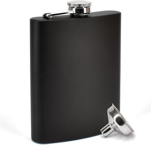 Clear Water Home Goods - 8 oz Mermaid Holographic Glitter Sparkle Stainless Steel Hip Flask w/Funnel - Wedding Party - Groomsman - Bridesmaid in Saudi Arabia