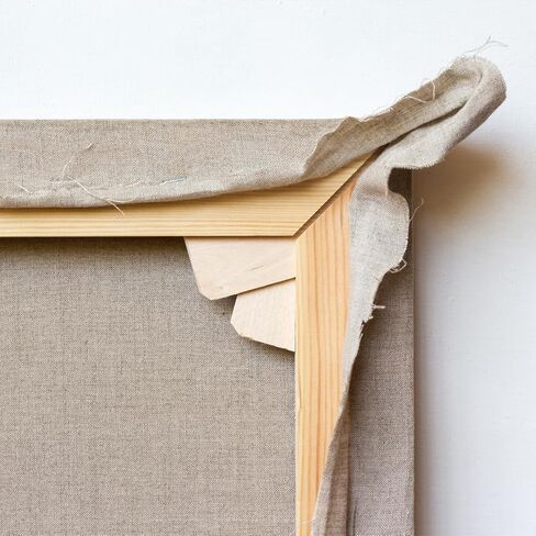 SENSO Clear Clear Preded Linen Canvas Roll-14 OZ ، أسنان متوسطة ، 72 "× 6 ياردة-بياضات من الدرجة الاحترافية للزيت ، والأكريليك ، ووسائل الإعلام المختلطة in Kuwait