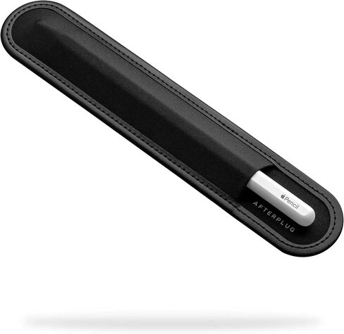 حامل القلم لـ Apple Pencil 1st & 2nd و USB-C و Pro و Slim Stylus-كم مرن مقاوم للمقاوم وقاعدة الألياف الدقيقة و 3 أمتار لتوصيله بحالات iPad & Tablet ، Black in Kuwait