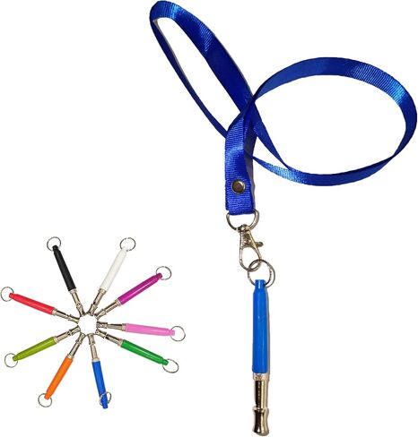 Professional Dog Training Whistle with Lanyard, 3 Adjustable Levels, Ultrasonic Anti-Barking Tool (Pink) in Saudi Arabia