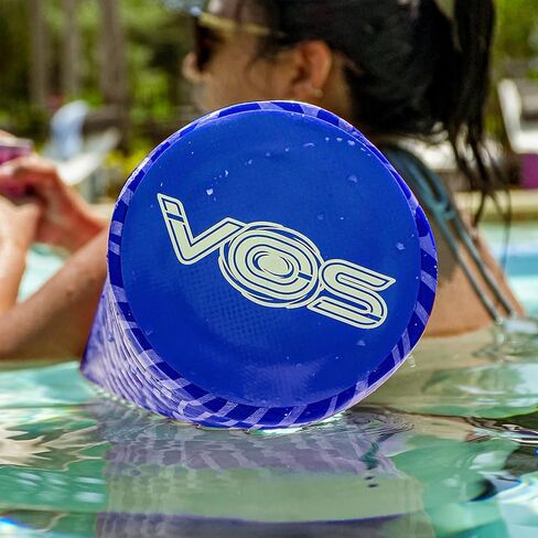 VOS Mega Foam Pool Noodle Wavy Promy ، Premium & Big ، Super Pool Noodle للسباحة والعائمة ، عوامات حمام السباحة ، عوامات البحيرة - 1 حزمة in Kuwait