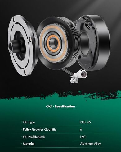 SCITOO CO 29006C AC Clutch for T-oyota Matrix Corolla 1.8L 2003 2004 2005 2006 2007 2008 in Kuwait