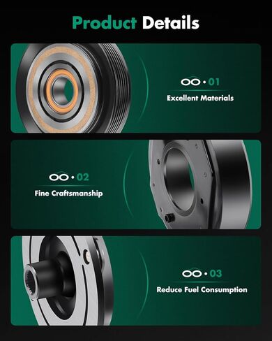 SCITOO CO 29006C AC Clutch for T-oyota Matrix Corolla 1.8L 2003 2004 2005 2006 2007 2008 in Kuwait