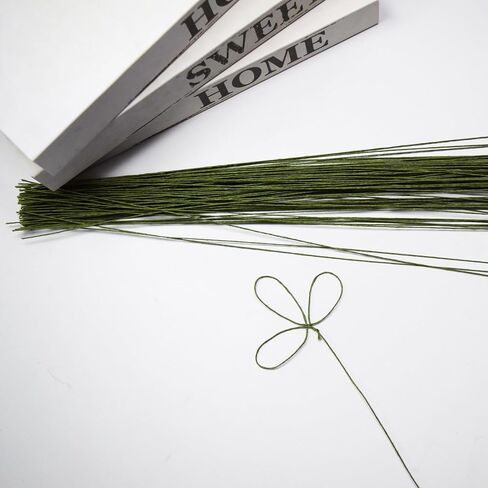 24 Gauge White Floral Stem Wire 15 inch, 120 PCS Per Pack in Kuwait