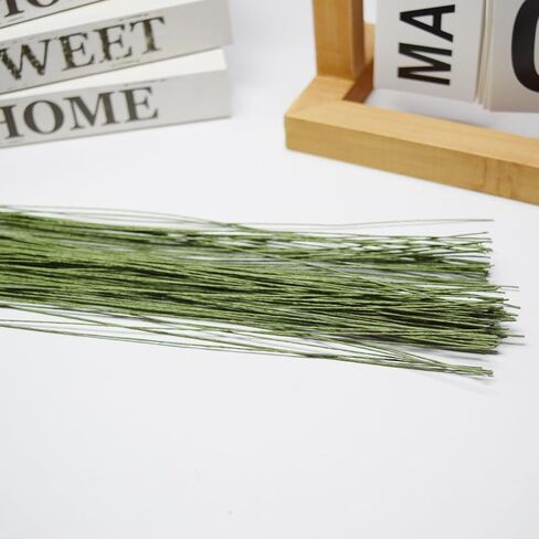 24 Gauge White Floral Stem Wire 15 inch, 120 PCS Per Pack in Kuwait