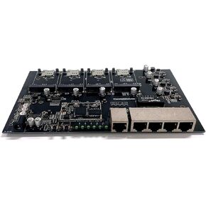 Supports Customization of RJ45 Network interfaces. Suitable for Network Devices Such as routers, switches, or Network Server motherboards - Printed Circuit Board Assembly (PCBA).
