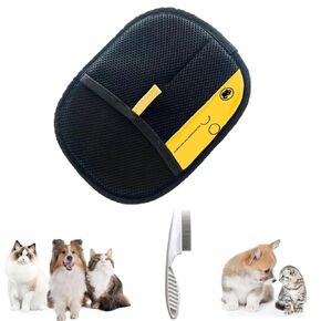 Whimsyard Pet Hair Removal, The Sheddy Gloves, Upgraded Electrostatic Pet Hair Remover Gloves – Reusable Grooming Mitt for Cats & Dogs, Perfect for Sofa, Carpet & Car Interior (2)