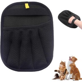 Pet Hair Removal Glove, Reusable Electrostatic Cats & Dogs Hair Removal Tool for Couch, Bed Sheets, Furniture, Carpet, Car Seat, Clothes, Upgraded Animal Fur Remover Tool -1 PCS