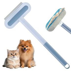 2pcs pet remover brush for dog cat hair ، أداة إزالة الفراء متعددة الوظائف للأثاث أريك