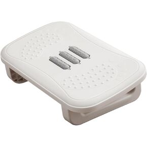 Ergonomic Foot Rest with Massage Rollers - Non-Slip Desk Foot Stool for Office/Home, Fixed-Angle Cushioned Support Improves Posture & Circulation, Under Desk Comfort for Long Sitting Sessions