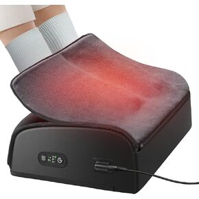 Comfier Ergonomic Foot Rest Under Desk with Heat,Foot Warmer,Adjustable Home Gaming Desk Footstool,Memory Foam Support Cushion,Office Chair Foot Stand,Gifts for Men,Women