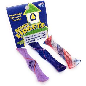 Boinks Fidgets - Sensory Fidget Toy for Focus and To Relieve Anxiety Stress, Nylon Mesh With Marble for Adults and Children