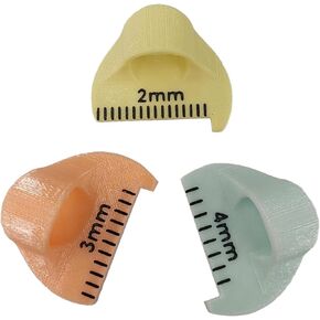 Finger Sewing Ruler | Easy Stitching Tool & Quilting Templates| Hand Stitch Spacing Tool for Even & Consistent Stitches | DIY Sewing Guide for Patchwork, Mending, and Embroidery（3 Sizes ）