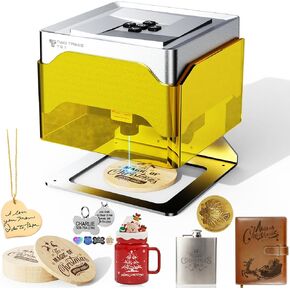 Twotrees TS1 Mini 3W Laser Engraver,Portable Laser Engraving Machine,Lase Cutter,3000mm/min Speed,80x80x30 mm Working Area,Laser Engraver Machine for Jewelry, Metal, Wood, Glass,Leather