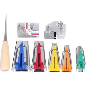 Gadpiparty 1Set Fabric Bias Tape Makers for DIY Quilting Binding Tape Maker Sewing Tools Efficient Fabric Tape Maker for Seam Binding and Hemming