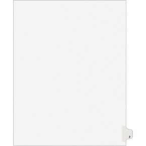 Avery Legal Dividers, Premium Individual Tab Titles, Letter Size, Side Tabs, Z, Pack of 25 (01426)