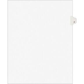 Avery Individual Legal Dividers Avery Style, Letter Size, Side Tab F (01406)